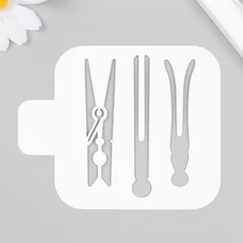 Пластиковый трафарет для творчества