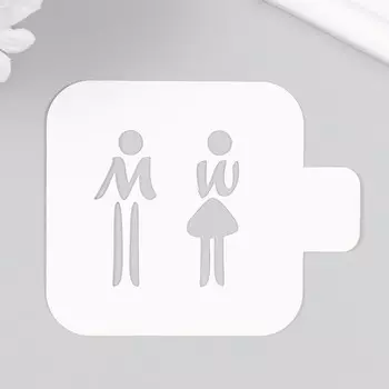 Пластиковый трафарет для творчества