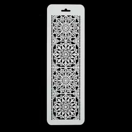 Пластиковый трафарет-бордюр для творчества