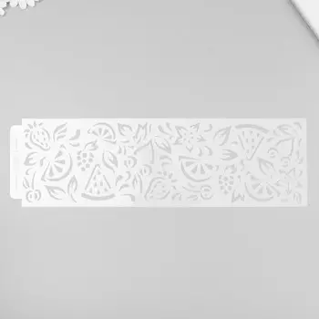 Трафарет бордюрный пластик