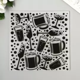 Трафарет для эмбосирования пластик