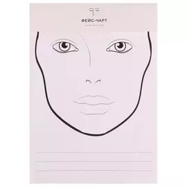 Трафарет для макияжа №1 21х34,7