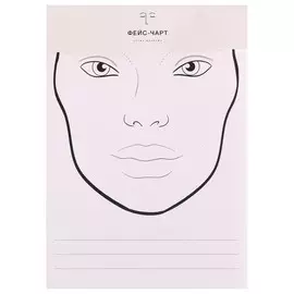 Трафарет для макияжа №3 21х34,7