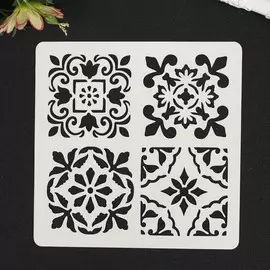 Пластиковый трафарет для творчества