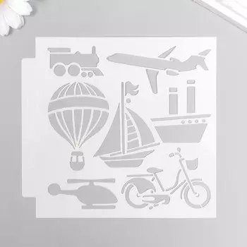 Пластиковый трафарет для творчества