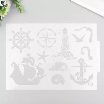 Пластиковый трафарет для творчества