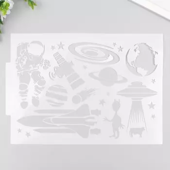 Пластиковый трафарет для творчества