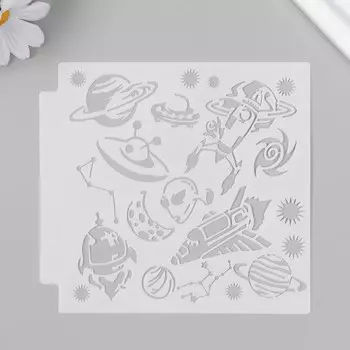 Пластиковый трафарет для творчества