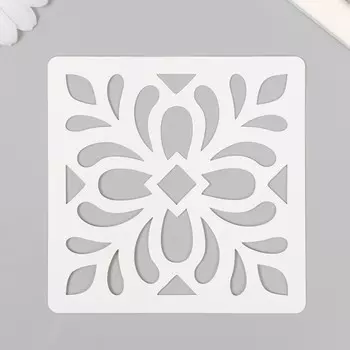 Трафарет плитка 11х11 см