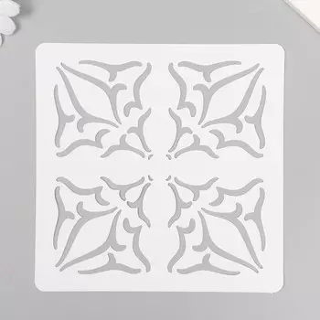 Трафарет плитка 15х15 см