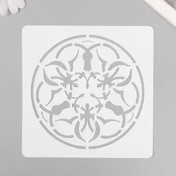 Трафарет плитка 15х15 см