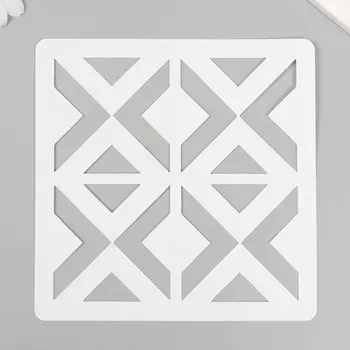 Трафарет плитка 15х15 см