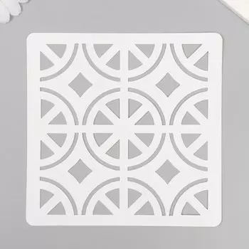 Трафарет плитка 15х15 см