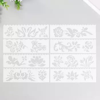 Трафарет с фигурным краем