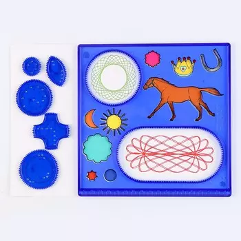 Трафарет-спирограф