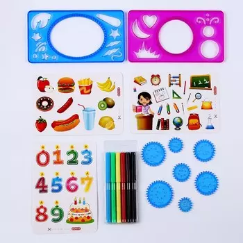 Трафареты-спирограф