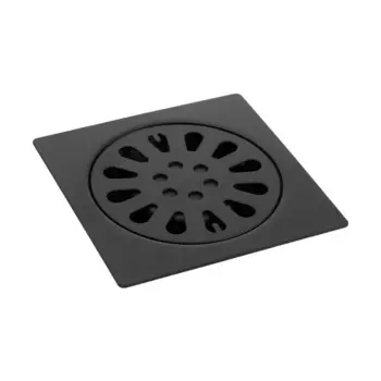 Трап zein engr, 100100 мм, вертикальный, внеш/внутр d=40/37 мм, нерж. сталь, черный