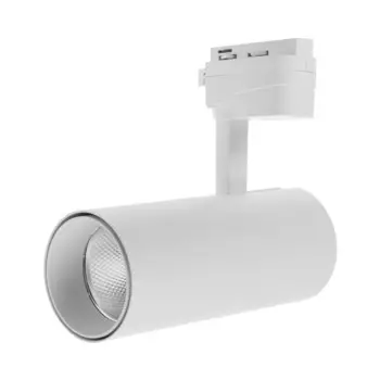 Трековый светильник, ltl-004, 24 deg, 30 w, 2400 lm, 4000 k, дневн. бел., корпус белый