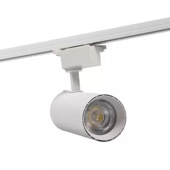 Трековый светильник, luazon lighting, ltl-010, 24 deg,30w,2100 lm, 4000k, дневн. бел., белый