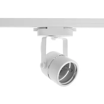 Трековый светильник luazon lighting под лампу gu10, круглый, белый