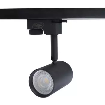 Трековый светильник luazon lighting под лампу gu10, цилиндрический, черный