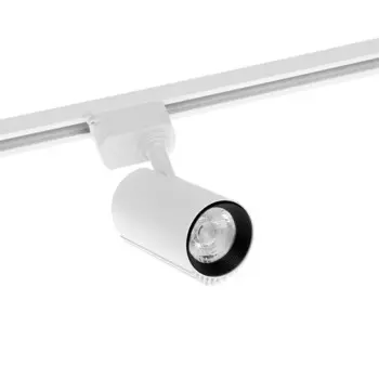 Трековый светильник, luazon lighting, tsl-101, 24 deg, 20 w, 1600 lm, 6500k, холодн. бел., корпус бе