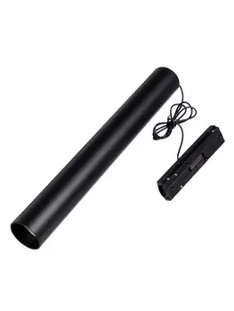 Трековый светильник ftl-008, серия flat, 5 вт, 48 в, 3000к, ip20, 300 мм, черный, свечение теплое белое