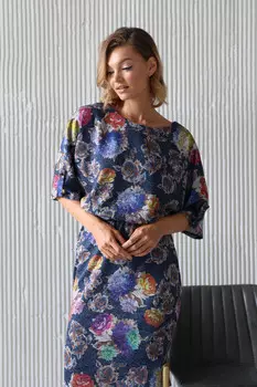 Трикотажное платье