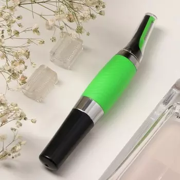 Триммер luazon ltri-20, для носа/ушей/бровей/бороды, с подсв., 1*ааа (не в компл.), зеленый