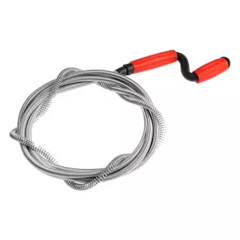 Трос сантехнический zein engr, оцинкованный, с вращающейся ручкой, d=9 мм, l=3 м