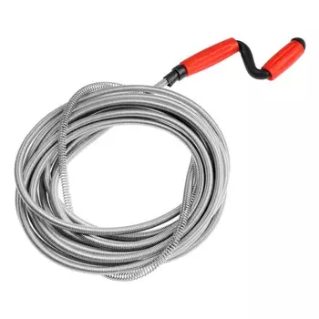 Трос сантехнический zein engr, оцинкованный, с вращающейся ручкой, d=9 мм, l=7 м