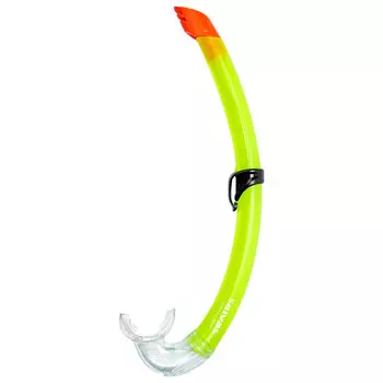 Трубка для плавания детская, цвет желтый