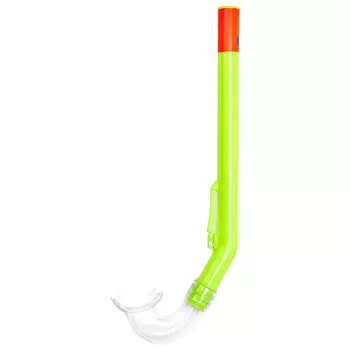 Трубка для плавания детская, цвет желтый