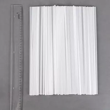 Палочки для шаров, d=5 мм, цвет прозрачный, 100 шт.