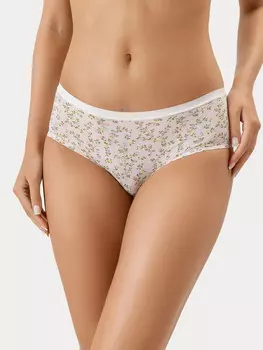 Трусики-шорты в розовом цвете с цветочным рисунком