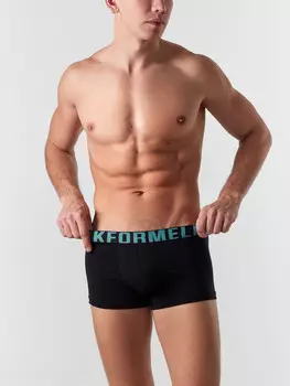 Трусы боксеры мужские черные