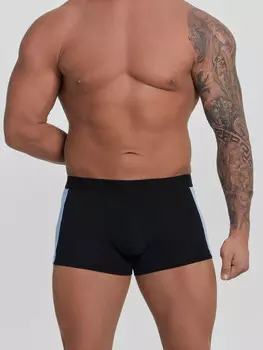 Трусы боксеры мужские черные