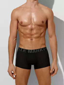 Трусы боксеры мужские черные