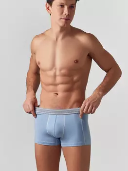 Трусы боксеры мужские голубые