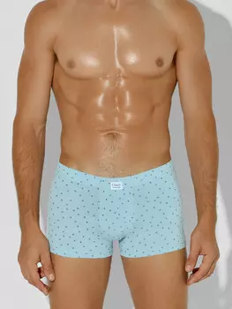 Трусы боксеры мужские голубые