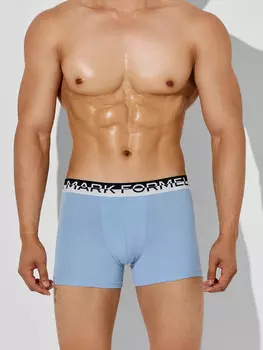 Трусы боксеры мужские голубые
