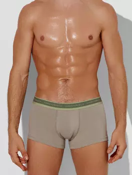Трусы боксеры мужские серо-зеленые