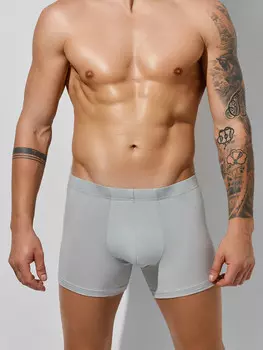 Трусы боксеры мужские серые