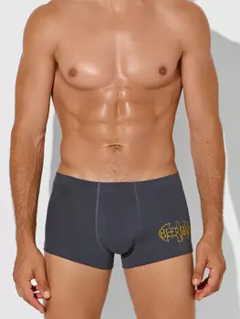 Трусы боксеры мужские серые
