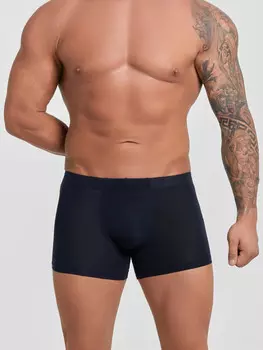 Трусы боксеры мужские синие