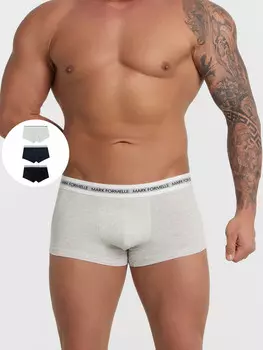 Трусы боксеры мужские в наборе, 3 шт.