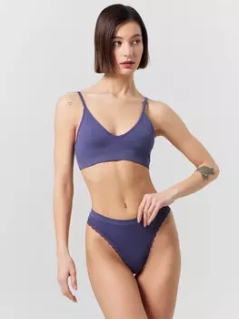 Трусы бразилиана женские фиолетовые