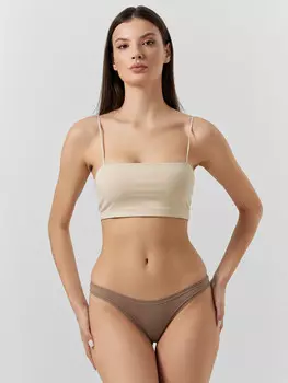 Трусы бразилиана женские коричневые