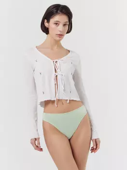 Трусы бразилиана женские мятные