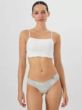 Трусы бразилиана женские серые